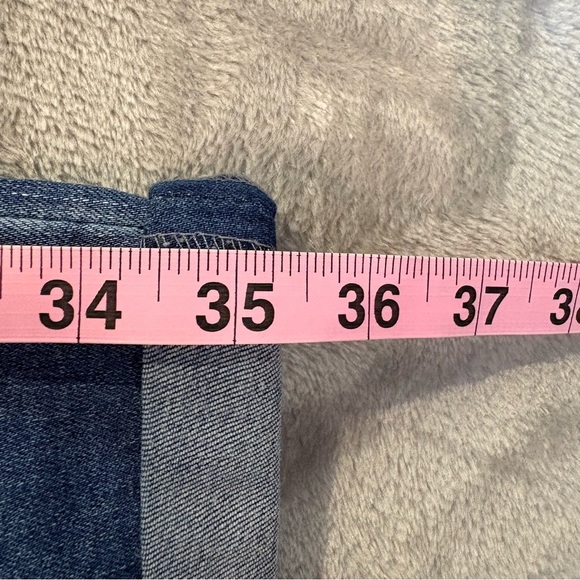 Kensie Boyfriend Ankle Cropped Rolled Hem Distressed Denim Jeans Wmn’s Sz 6 - Picture 4 of 10